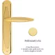 Linea Cali Havana poliertes Kupfer Schild Türknauf set 1080 PL 0P OL