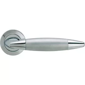   Linea Cali Havana crom strălucitor - crom mat Set de mânere rotund rozetă 1080 RB 102 CR