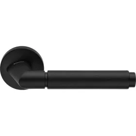   Set de mânere Linea Cali Grip Ebano negru mat Rozetă rotundă 1706 RB 023 VE