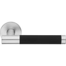   Linea Cali Jenny crom mat - negru mat Set manere Rotunda 1730 RB 025 SE