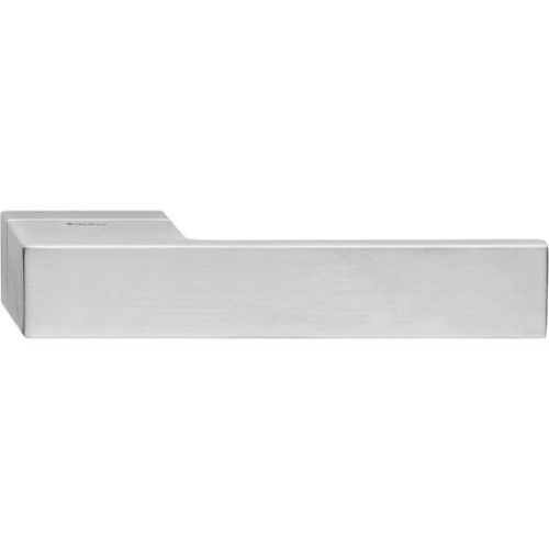 Linea Cali Loft Zincral matte chrome rectangular rosette handle set 431 RB 006 CS