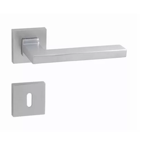 Linea Cali Sintesi set manere rozeta patrata crom mat 1300 RB 019 CS