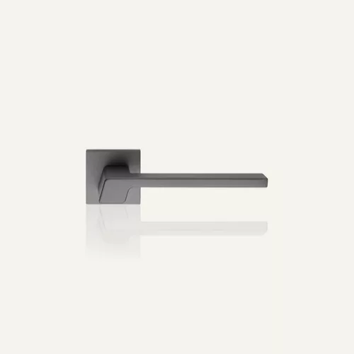 Linea Cali Stream Zincral antracit set de maner rozeta patrata plat 484 RB 024 SA