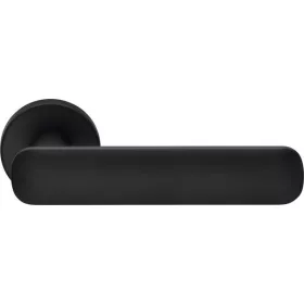   Linea Cali Target Zincral, negru mat, set de mânere rotunde pentru rozetă 466 RB 027 VE