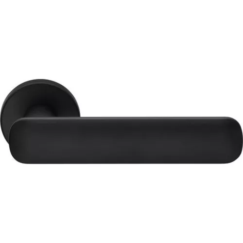 Linea Cali Target Zincral, negru mat, set de mânere rotunde pentru rozetă 466 RB 027 VE