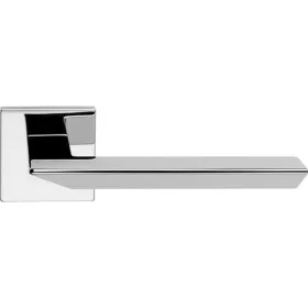   Linea Cali Trio Set de mânere rozetă pătrată crom strălucitor Zincral 485 RB 024 CR