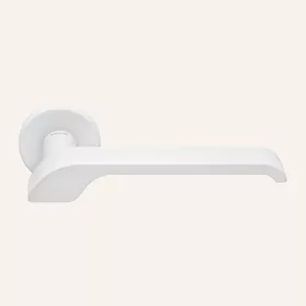   Set manere Linea Cali Turbo Zincral alb mat Rozetă rotundă 470 RO 027 MW