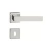 Linea Cali Zen bright chrome square rosette handle set 1156 RB 019 CR