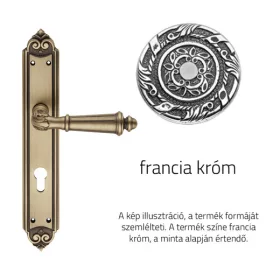 Linea Cali Aida Set mânere ecranate crom francez 1611 PL NF