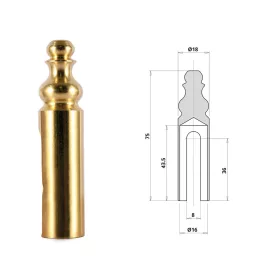 Otlav strap cover 3D 16 copper decorative lacquered