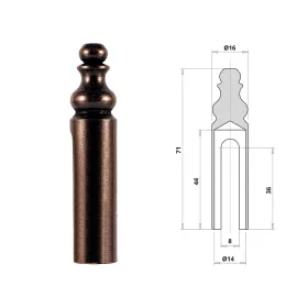 Otlav strap cover 3D 14 Bronze decorative