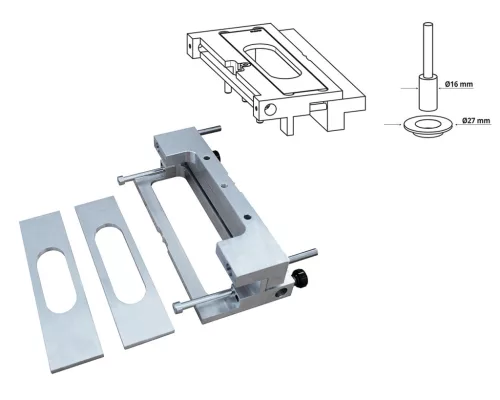 Otlav Drilled 3D 230 for concealed hinges ALU
