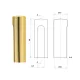 Otlav strap cover 3D 16 Gold Alu