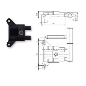 Otlav pánthoz táska műanyag fekete