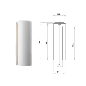 Otlav pánttakaró 3D 14 Fehér műanyag RAL 9016