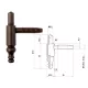 Otlav hinge 2 parts Decorative 13mm BOY Bronze