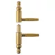 Otlav hinge 2 parts Decorative 16mm BOY+GIRL Brass