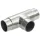 T-összekötő ? 424 x 20 mm csőhöz csiszolt nemesacél V2A
