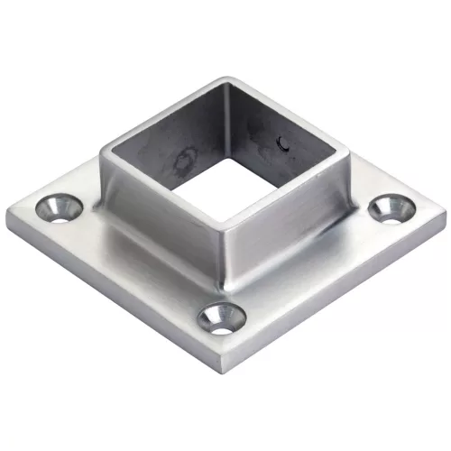 CROSO tartóvas négyszögletes csőhöz 40 x 40 mm nemesacél V4A