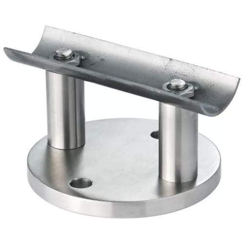 CROSO fali horg.csatlakozólem. ? 424 mm-es ? 100 mm-es csőhöz nemesacél V2A