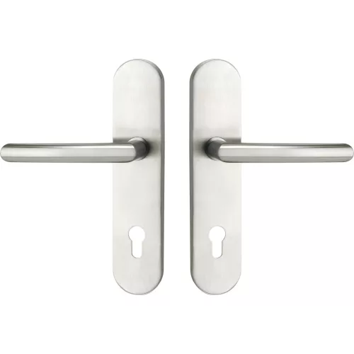 Marchesi pajzsos Biztonsági kilincsgarnitúra ARC PZ 88 cilinder védő nélkül nemesacél RC2 mag. 16 mm