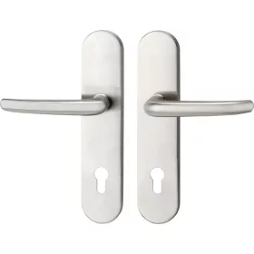   Marchesi hosszúpajzsos Biztonsági kilincsgarnitúra BRÜNN PZ 88 cilinder védő nélkül nemesacél RC2