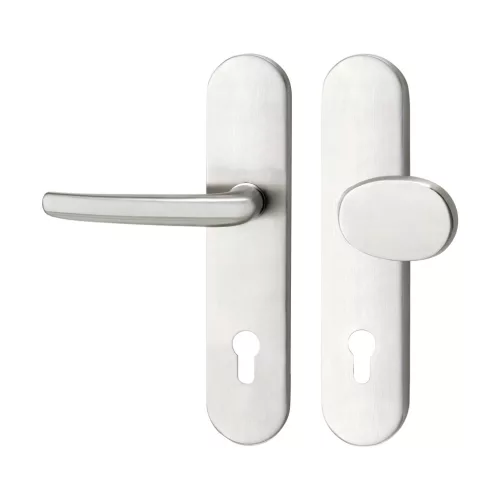 Marchesi pajzsos Biztonsági váltógarnitúra BRÜNN PZ 88 cilinder védő nélkül nemesacél RC2