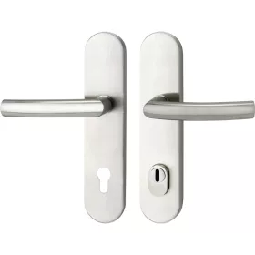   Marchesi hosszúpajzsos Biztonsági kilincsgarnitúra RIGA PZ 88 nemesacél RC2