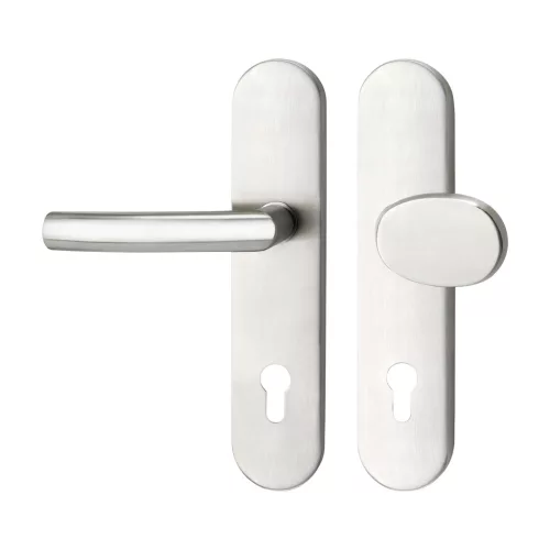 Marchesi pajzsos Biztonsági váltógarnitúra RIGA PZ 88 cilinder védő nélkül nemesacél RC2