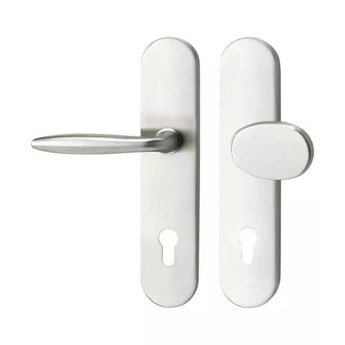 Marchesi pajzsos Biztonsági váltógarnitúra VERONESE PZ 88 cilinder védő nélkül nemesacél