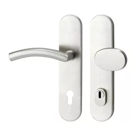   Marchesi hosszúpajzsos Biztonsági kilincsgarnitúra NEW-YORK PZ 92 av.-80magvédelem nemesacél