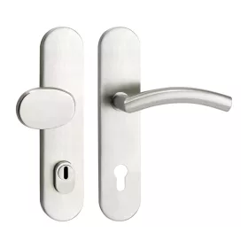   Marchesi hosszúpajzsos Biztonsági kilincsgarnitúra NEW-YORK PZ 92 av.-80magvédelem nemesacél