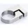 CROSO csőtartó kerek csőhöz 424 mm nemesacél csiszolt V4A