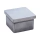 CROSO végdarab szögletes 60 x 60 mm polírozott nemesacél V2A