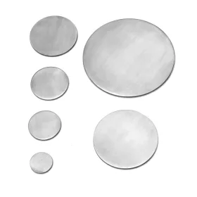   CROSO körlemez ? 33 mm anyagvast. 4 mm egyik oldalán csiszolt nemesacél V2A