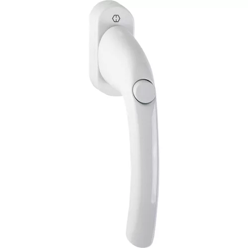 HOPPE TOKYO ablakkilincs 7x40 mm nyomógombos 90° stift fehér