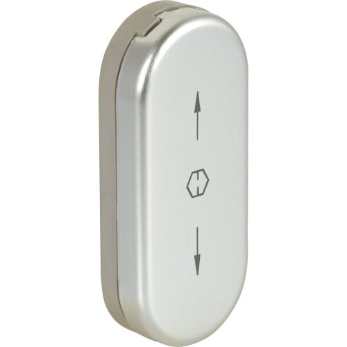 HOPPE ablakkezelő nyílással takarórozetta, alumínium ezüst eloxált