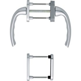 HOPPE TOKYO  teraszajtókilincs  ezüst eloxált