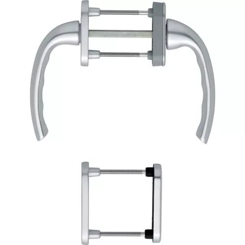 HOPPE TOKYO  teraszajtókilincs  ezüst eloxált