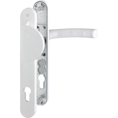 HOPPE LIEGE biztonsági gomb/kilincs garnitúra PZ92 67-72 mm fehér