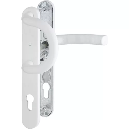 HOPPE LIEGE biztonsági gomb/kilincs garnitúra PZ92 67-72 mm fehér