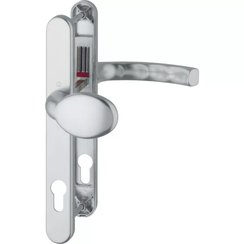 HOPPE LIEGE biztonsági gomb/kilincs garnitúra PZ92 72-82 mm ezüst