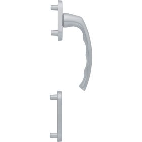   HOPPE LIEGE külső erkélyajtó-félgarnitúra  ezüst eloxált