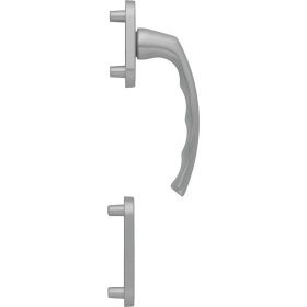 HOPPE LIEGE külső erkélyajtó-félgarnitúra  nemesacél