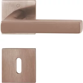   HOPPE DALLAS rozettás kilincsgarnitúra szatén vörösréz BB