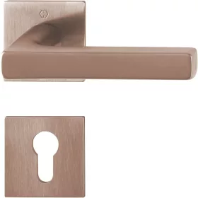   HOPPE DALLAS rozettás kilincsgarnitúra szatén vörösréz PZ