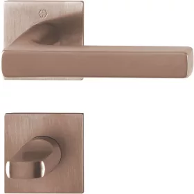   HOPPE DALLAS rozettás kilincsgarnitúra szatén vörösréz WC