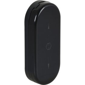   HOPPE ablakkezelő nyílással takarórozetta, alumínium fekete matt