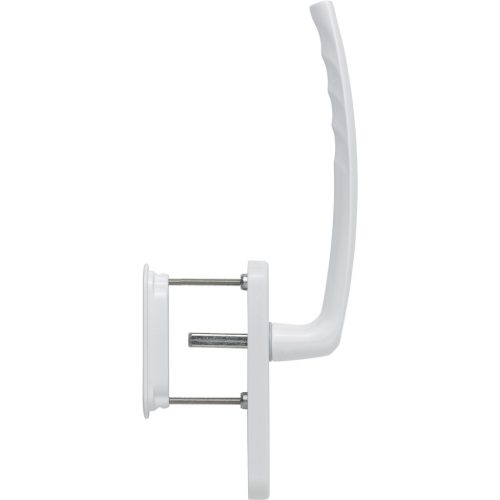 HOPPE ATLANTA emelő-toló garnitúra kagylófogantyúval lyu.nélkül 253 mm fehér