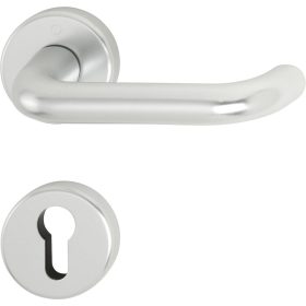   HOPPE PARIS tűzgátló rozettás kilincsgarnitúra PZ 40-45mm ezüst eloxált